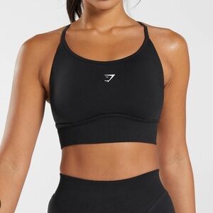 Gymshark Black Seamless Sports Bra